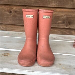 Hunter Pink Rain Boots